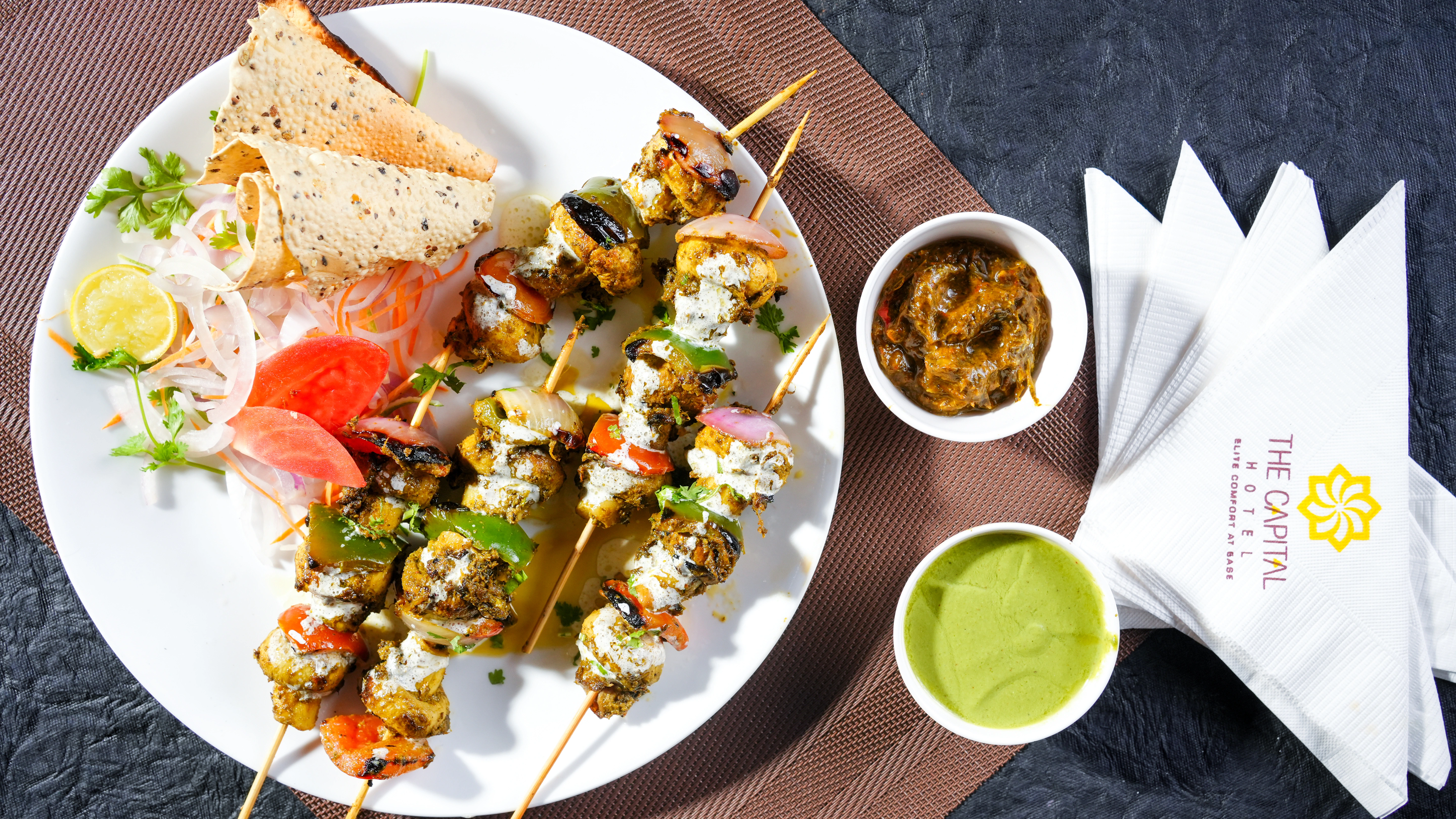 Signature dish at The Capital Hotel
